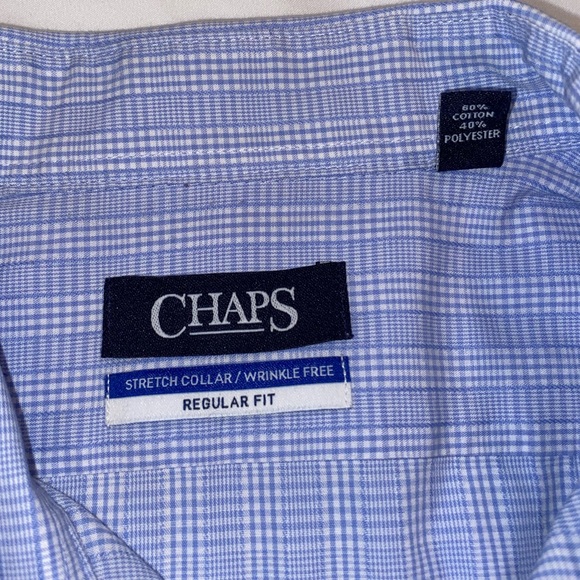 Regular Fit Blue Plaid Button-Up - Picture 3 of 5